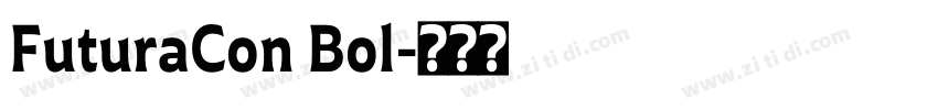 FuturaCon Bol字体转换